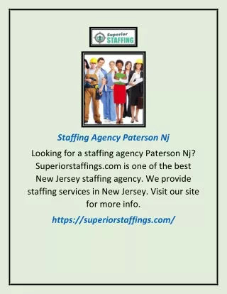 Staffing Agency Paterson Nj