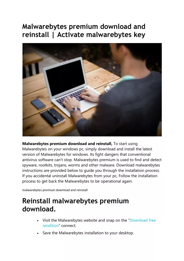 malwarebytes premium download and reinstall