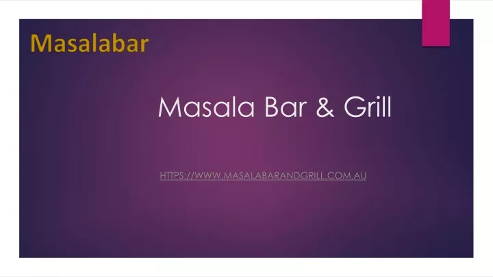 masala bar grill