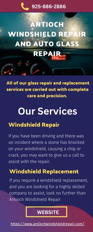 Antioch Windshield Repair and Auto Glass Repair