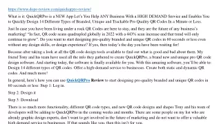 https www dope review com quickqrpro review what