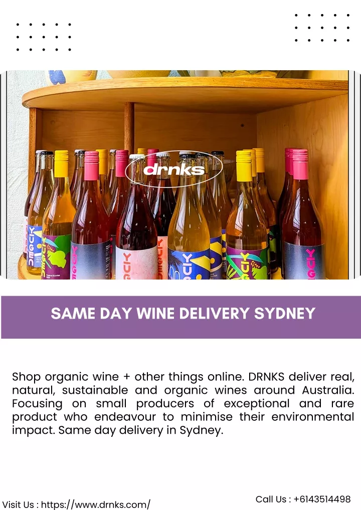 same day wine delivery sydney