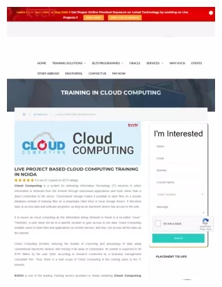 best-cloud-computing-training | KVCH