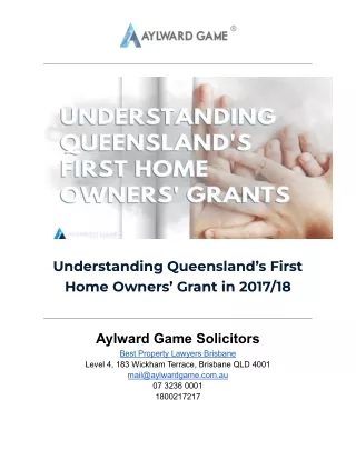understanding queensland s first home owners