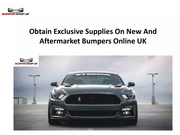 obtain exclusive supplies on new and aftermarket