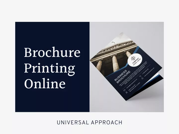 brochure printing online