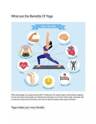 what are the benefits of yoga