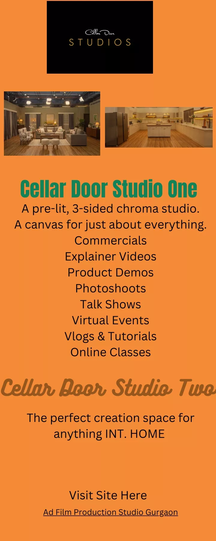 cellar door studio one a pre lit 3 sided chroma