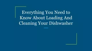 everything you need to know about loading