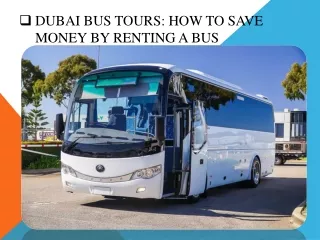 Dubai Bus Tours