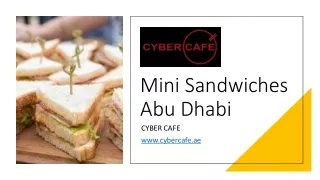 Mini Sandwiches Abu Dhabi_