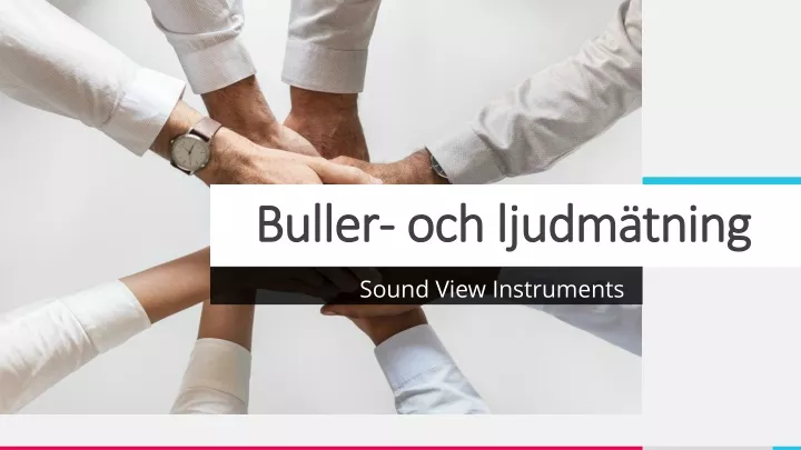 buller och ljudm tning