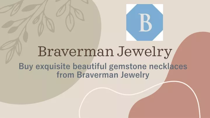 braverman jewelry