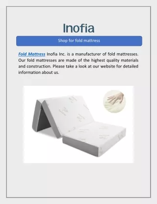 Shop for fold mattress