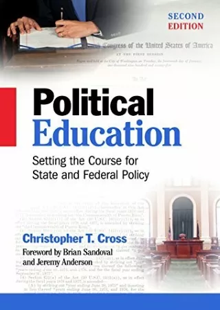 Political Education Setting the Course for State and Federal Policy Second