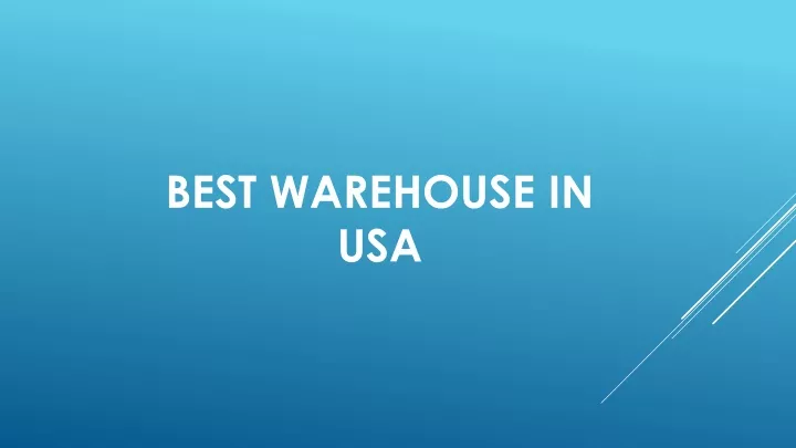 best warehouse in usa