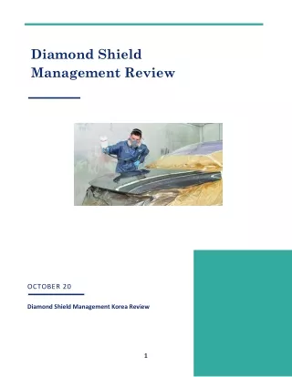 Review of the Top Automotive Paints by Diamond Shield Management Korea