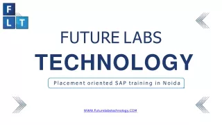 Placement oriented SAP training in Noida