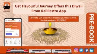 Get Flavourful Journey Offers this Diwali From RailRestro App