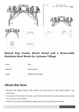 Select the right one for your pet dog food stand with storage