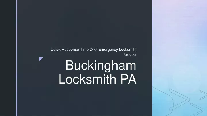 quick response time 24 7 emergency locksmith service