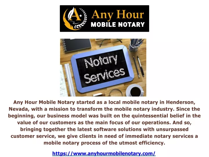 any hour mobile notary started as a local mobile