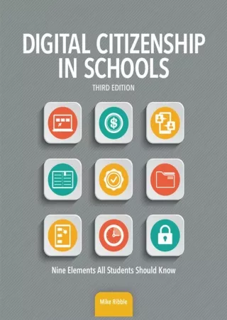 Digital Citizenship in Schools Nine Elements All Students Should Know