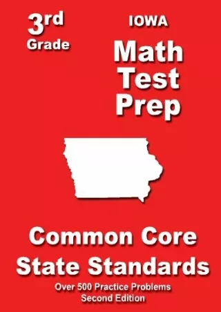 Iowa 3rd Grade Math Test Prep Common Core State Standards