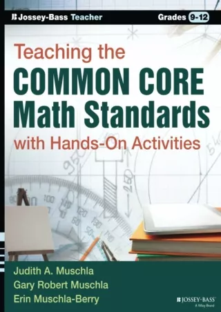 Teaching the Common Core Math Standards with Hands On Activities Grades 9 12