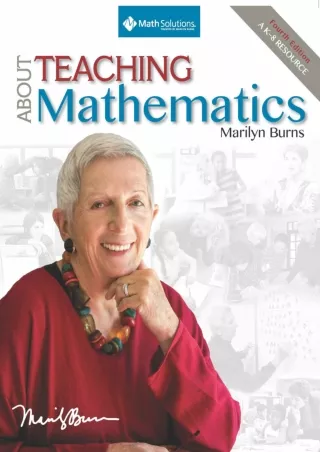 About Teaching Mathematics A K 8 Resource 4th Edition