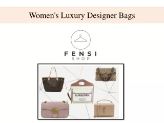 Women's Luxury Designer Bags