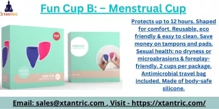 fun cup b menstrual cup