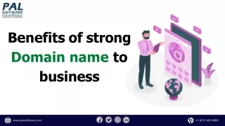 benefits of strong domain name to business