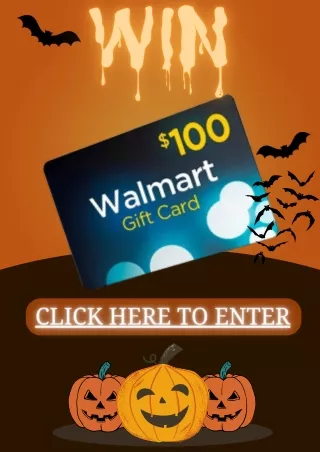 Walmart Gift Card - Haloween Giveaway
