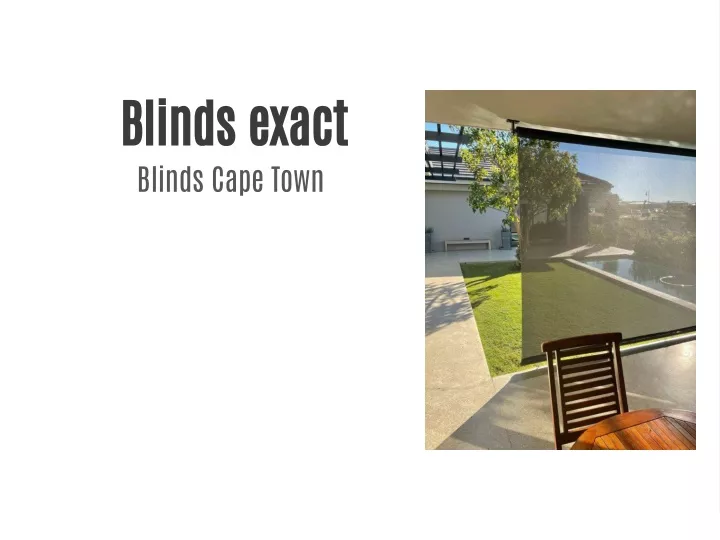 blinds exact blinds cape town