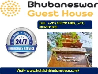 List of Hotels in Bhubaneswar