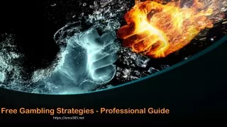 free gambling strategies professional guide