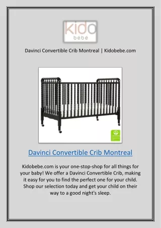 davinci convertible crib montreal kidobebe com