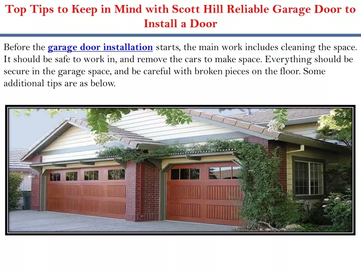 top tips to keep in mind with scott hill reliable