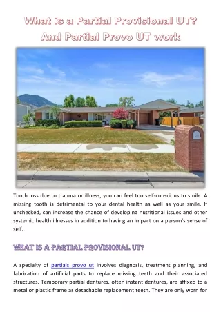 tooth loss due to trauma or illness you can feel