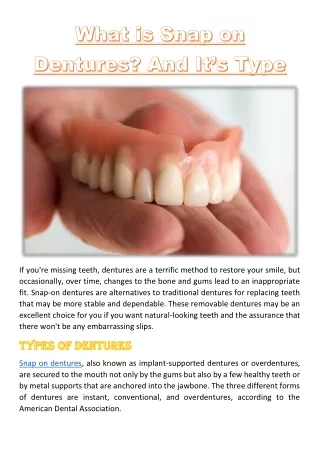 if you re missing teeth dentures are a terrific