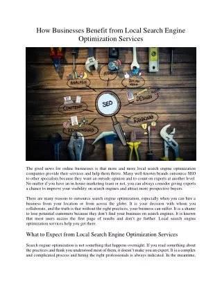 how businesses benefit from local search engine