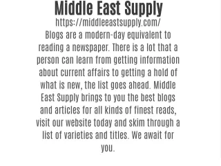 middle east supply https middleeastsupply