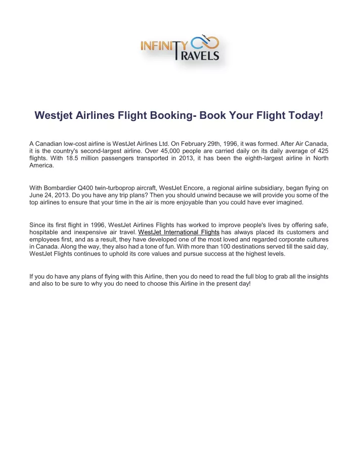 westjet airlines flight booking book your flight