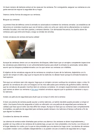 De qué forma resguardar sus ventanas