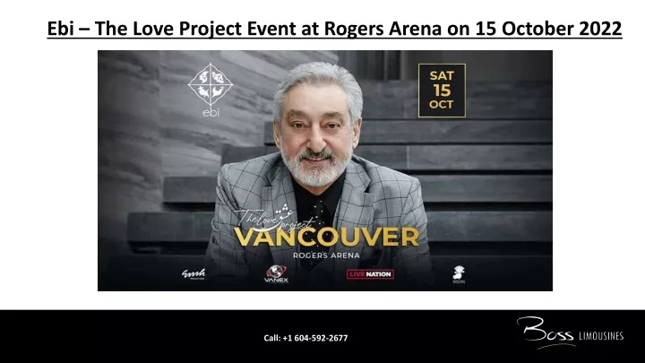 ebi the love project event at rogers arena