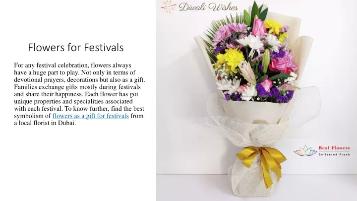 flowers for festivals
