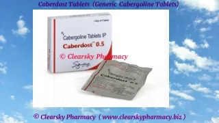 caberdost tablets generic cabergoline tablets