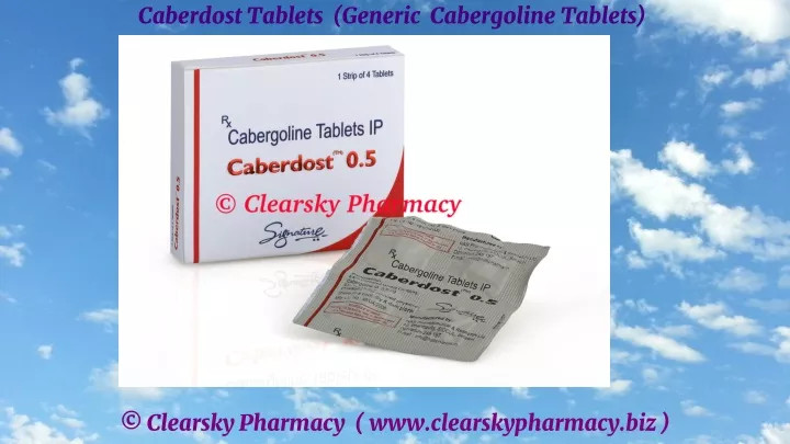 caberdost tablets generic cabergoline tablets