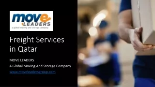 Freight Services in Qatar​